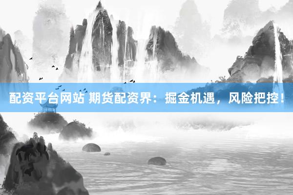 配资平台网站 期货配资界：掘金机遇，风险把控！